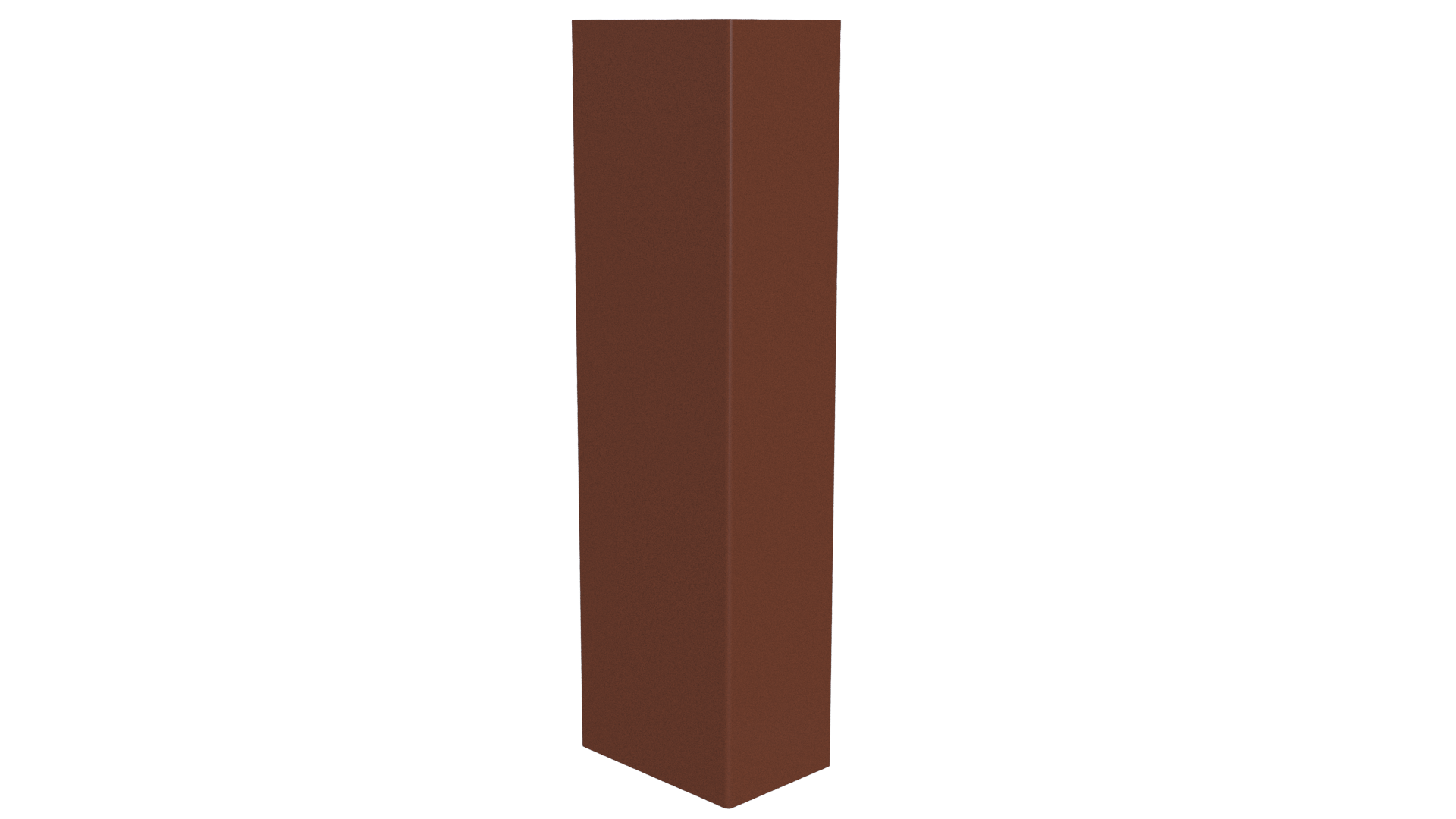 Стойка 40x60x40 мм, 8004 медно-коричневый глянцевый