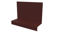 Примыкание боковое фальц 25x65x130 мм, 3009 оксид красный матовый