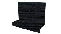 Примыкание боковое фальц 25x65x130 мм, Морион 3D