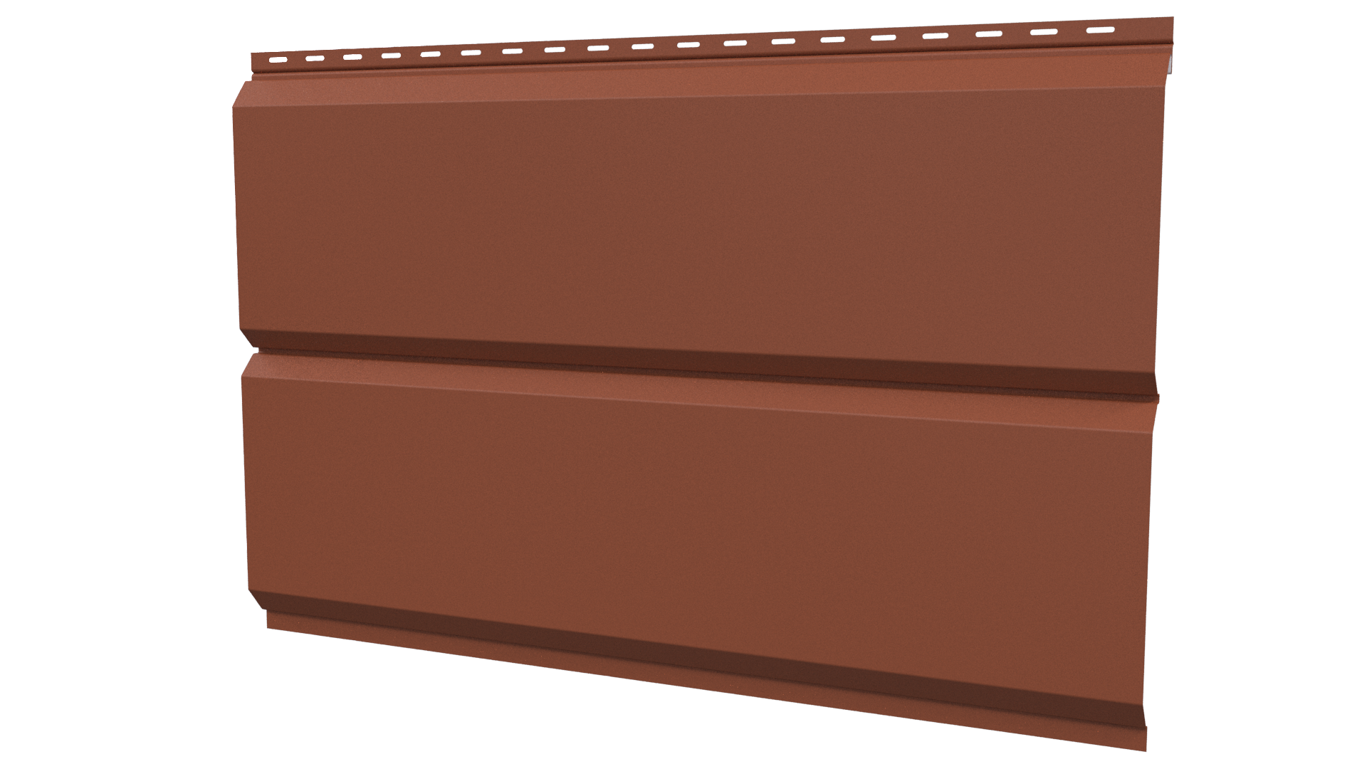 Л-брус 264/240x0,5 мм, 8004 медно-коричневый матовый