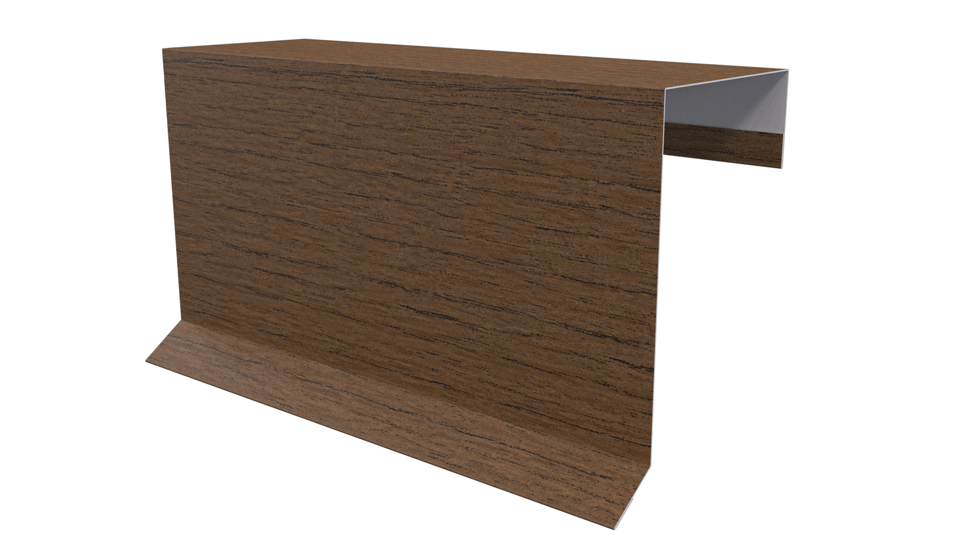 Планка торцевая фальц 65x97 мм, Дуб Сантана 3D