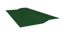 Планка крепёжная фальц 50x17x29 мм, 6002 лиственно-зеленый глянцевый