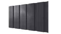 Профнастил К20 1195/1130x0,3 мм, 7024 графитовый серый глянцевый