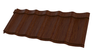 Профиль Феникс 1180/1100x0,45 мм, 8019 Золотистый дуб 3D