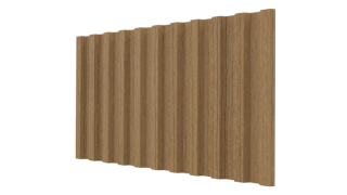 Профнастил С21 1051/1000x0,45 мм, Орех 3D