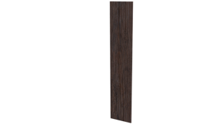 Крепежная планка 10x40x10 мм, Морёный дуб 3D