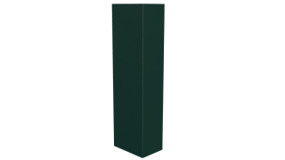 Стойка 40x60x40 мм, 6005 зеленый мох матовый