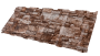 Профиль Пегас 1195/1130x0,45 мм, Дикий камень
