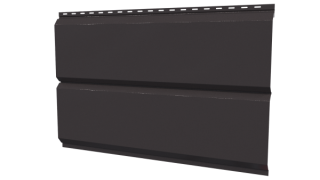 Л-брус 264/240x0,4 мм, 8019 серо-коричневый глянцевый