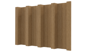 Профнастил Н60 902/845x0,45 мм, Орех 3D