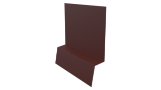 Планка стартовая фальц 135x30x55 мм, 3009 оксид красный матовый