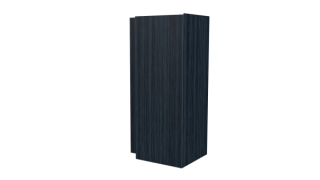 Планка угла наружного сложная Блок-хаус 110x110x2000 мм, Морион 3D
