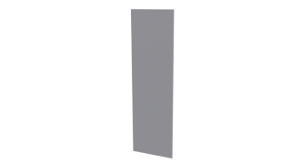 Планка стыковочная 60x2000 мм, 7004 сигнальный серый глянцевый