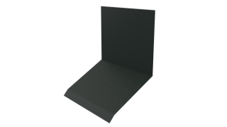 Планка примыкания верхняя к стене фальц 150x130x20 мм, 6009 пихтовый зеленый матовый
